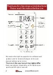 TT fone TT002 manual. Smartphone Instructions.